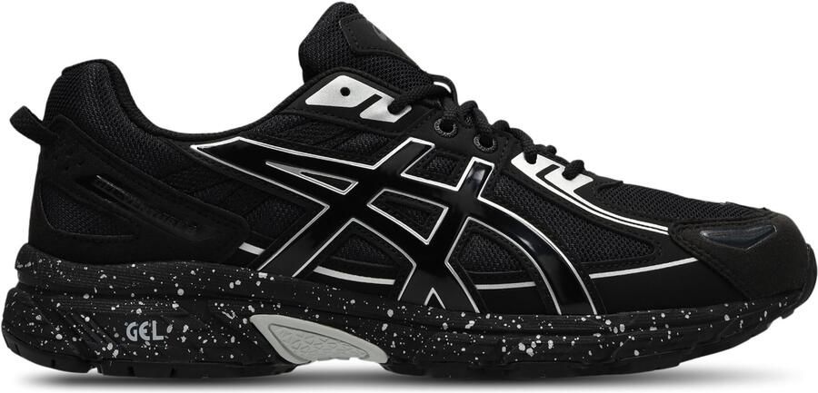 ASICS Gel-Venture 6 Black Pure Silver Zwart Zilver Gel-Venture Lifestyle Unisex Sneakers voor Volwassenen