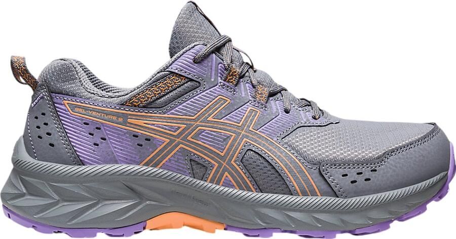 ASICS Gel-Venture 9 Dames Trail hardloopschoen Grijs Paars