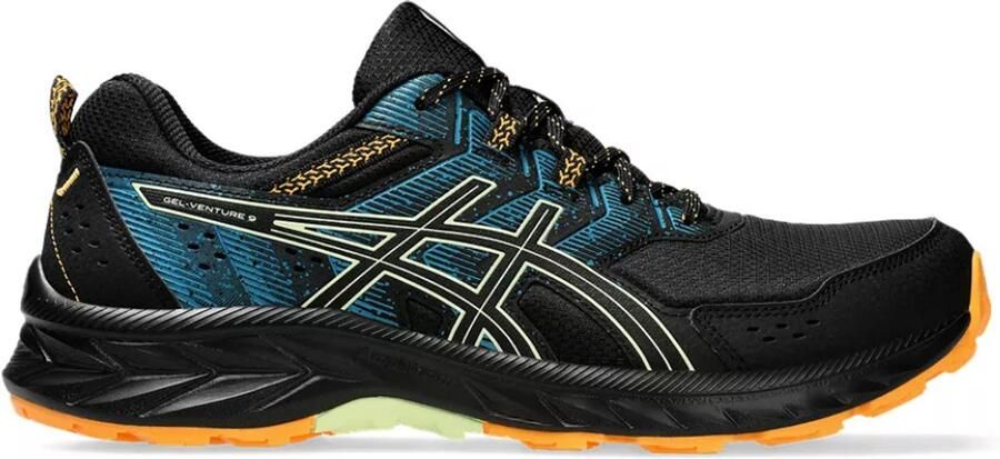 ASICS GEL-VENTURE 9 Haardloopschoen Trailschoen Zwart Oranje Matcha Mannen - Foto 2
