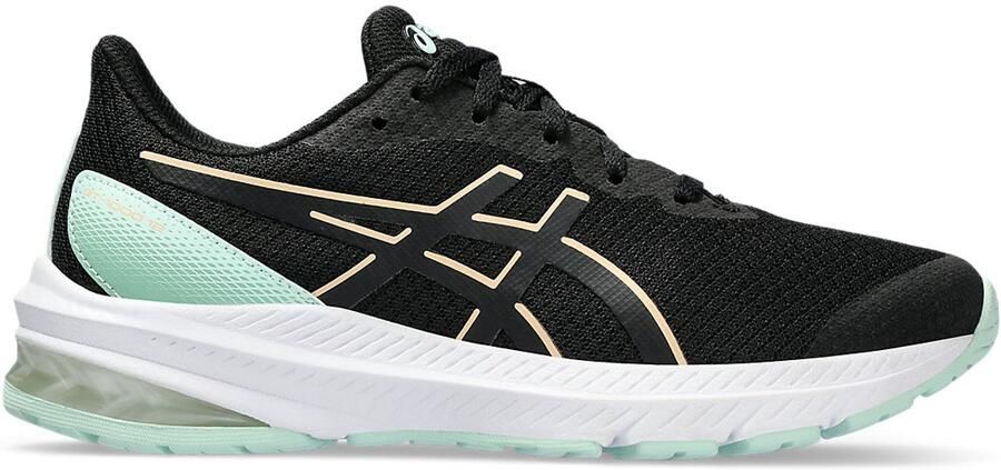 ASICS GT-1000 12 Zwart Blauw Hardloopschoenen Kinderen