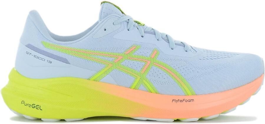 ASICS GT-1000 13 (paris) Hardloopschoenen Cool Grey Safety Yellow Grijs Geel GT-1000 Hardlopen Heren