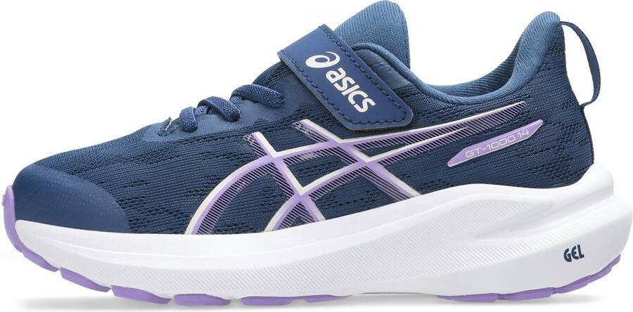 ASICS Kid's Gt-1000 14 Ps Hardloopschoenen blauw purper