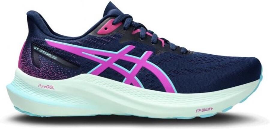ASICS Gt-2000 12 Hardloopschoenen Blauw 1 2 Vrouw