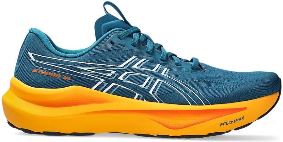 ASICS GT-2000 14 M Hardloopschoenen Petrol Geel - Foto 2