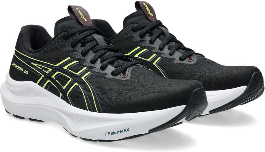 ASICS GT-2000 14 Hardloopschoenen Zwart citrus