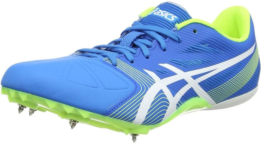 ASICS Hypersprint 6 Unisex Sprintspikes Diva Blue White Safety Yellow