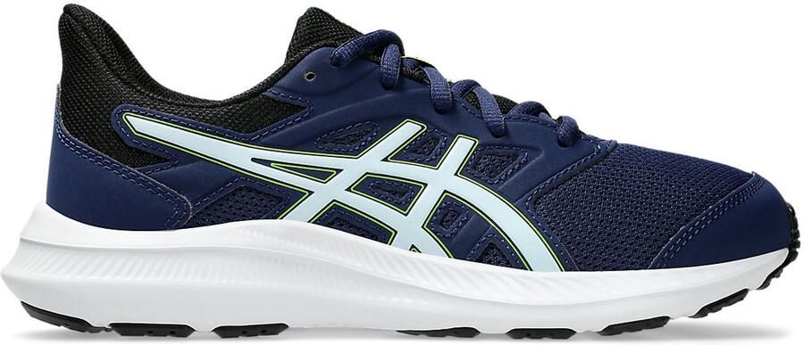 ASICS Jolt 4 GS Hardloopschoenen 32.5 Blue Expanse Cool Grey Blauw Grijs Kids Running