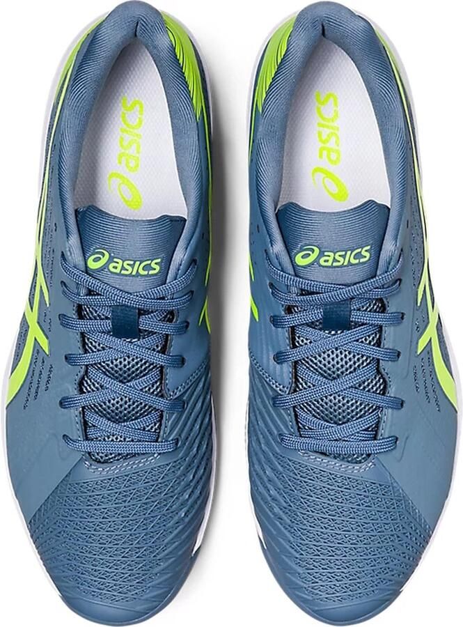 ASICS Tennisschoen Padelschoen Solution Swift FF Clay Heren Blauw Groen - Foto 4