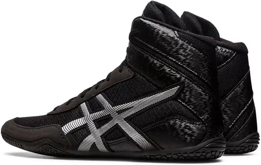 ASICS Matcontrol 3 Stalschoenen Zwarte Kleur Elatische Cholewka Goede Grip