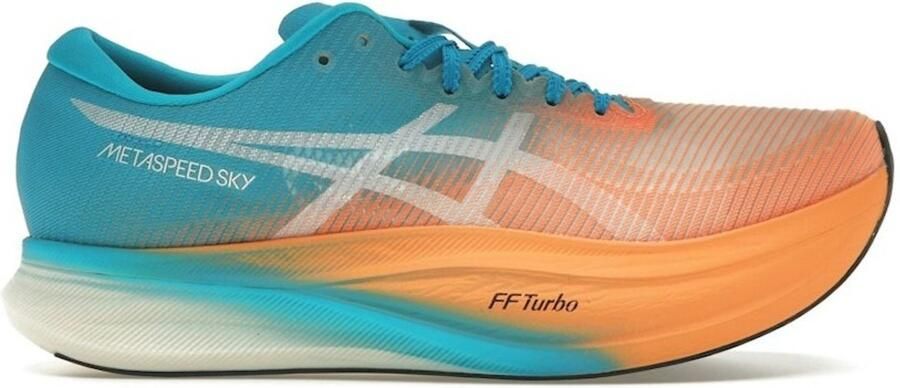 ASICS Metaspeed Sky+ Hardloopschoen Oranje pop eilandblauw