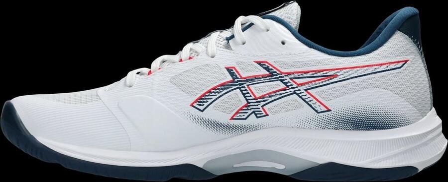 ASICS Netburner Ballistic FF 4 Binnensportschoen Heren White Mako Blue