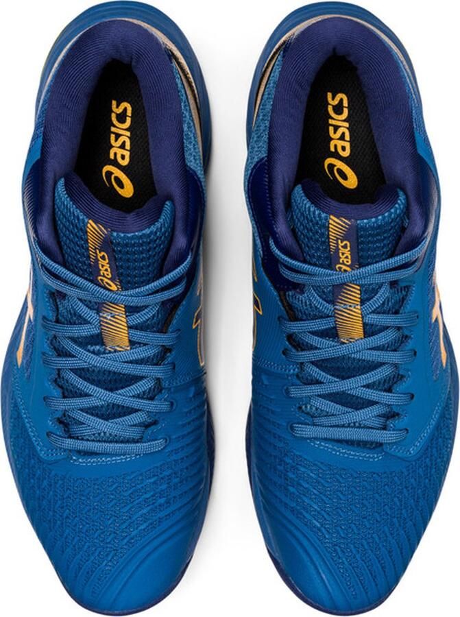 ASICS Netburner Ballistic ff Sportschoenen Volleybal Indoor blauw oranje - Foto 3