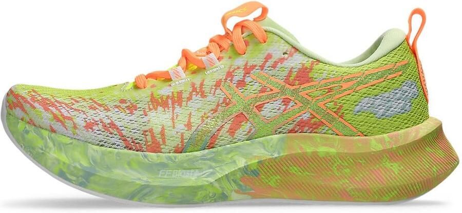 ASICS NOOSA TRI 16 Hardloopschoen Safety Yellow Cool Matcha
