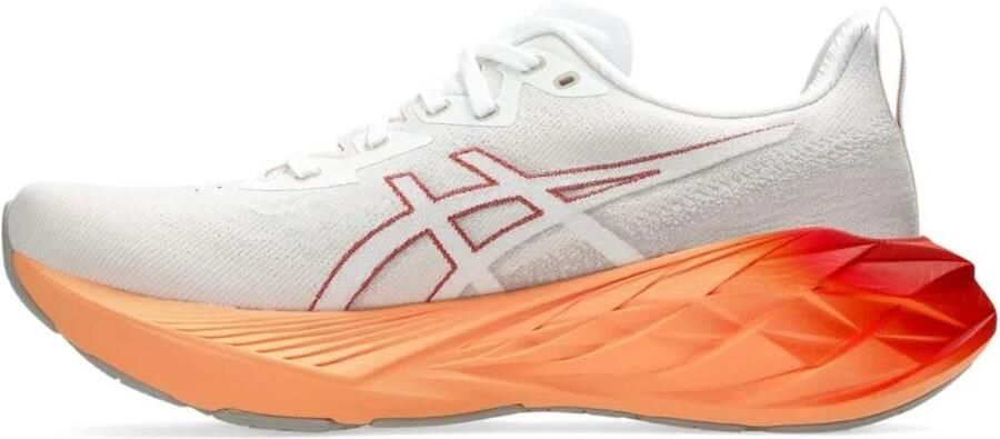 ASICS Novablast 4 Hardloopschoenen White Moonrock Wit Oranje Novablast Hardlopen Heren Hardloopschoenen voor Mannen - Foto 2