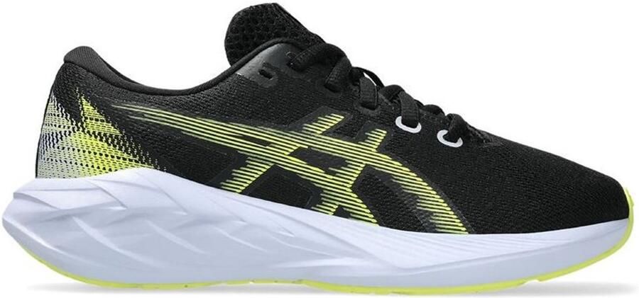 ASICS Novablast 5 GS Hardloopschoenen Kinderen Zwart Geel Fluo