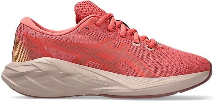 ASICS Novablast 5 GS hardloopschoenen Donkerroze klei puin