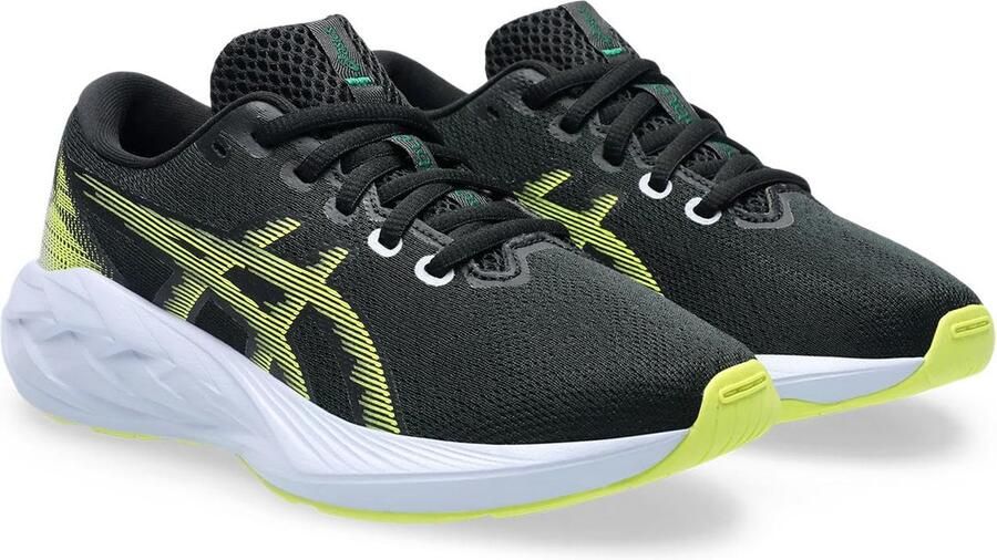 ASICS Novablast 5 GS Hardloopschoenen Kinderen Zwart Geel Fluo - Foto 2