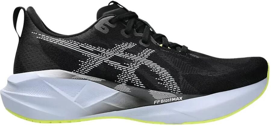 ASICS novablast 5 in de kleur zwart