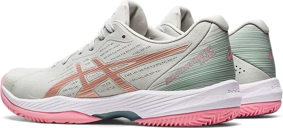 ASICS Padelschoen Tennisschoen Solution Swift FF Dames Groen Roze - Foto 9