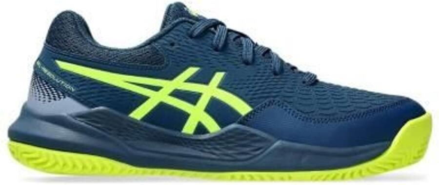 ASICS Resolution 9 Tennisschoenen Blauw Groen
