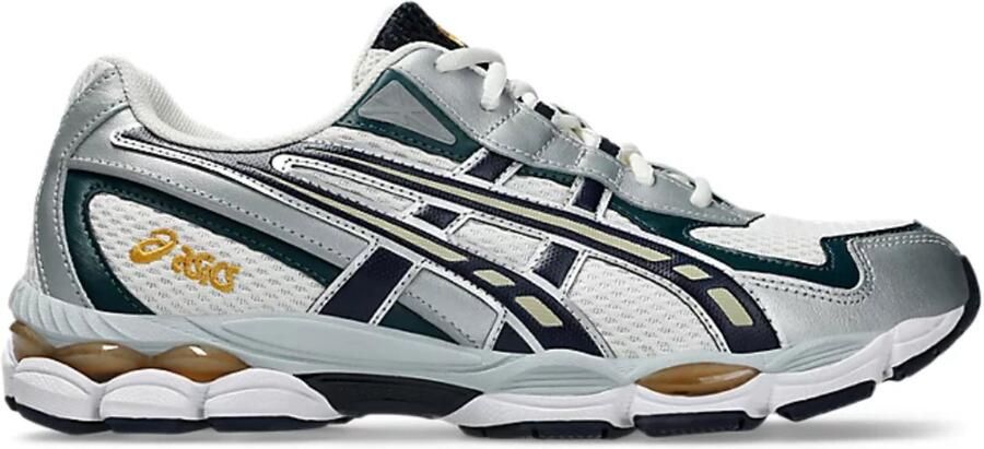 Asics Retro hardloopstijl Cream Midnight Sneakers