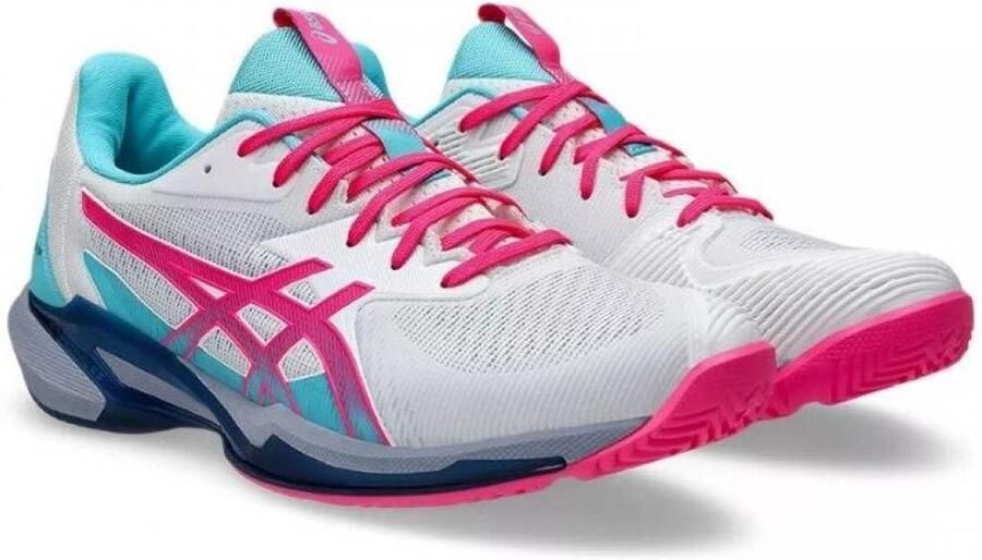 ASICS Solution Speed FF 3 Padel Padelschoenen Wit Hot Pink
