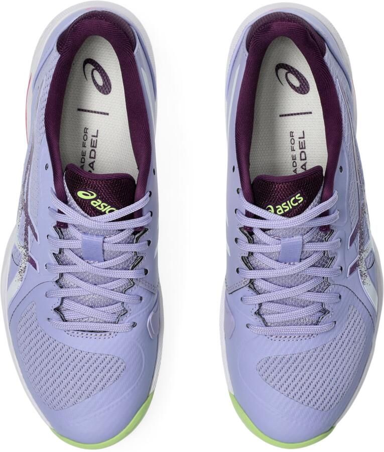ASICS Solution Swift FF 2 Padel Padelschoenen Vapor Deep Mauve Lichtblauw Paars Solution Swift Padel Dames Padelschoenen voor Vrouwen