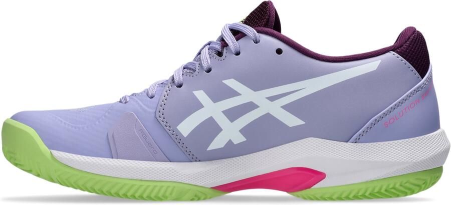 ASICS Solution Swift FF 2 Padel Padelschoenen Vapor Deep Mauve Lichtblauw Paars Solution Swift Padel Dames Padelschoenen voor Vrouwen