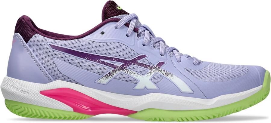 ASICS Solution Swift FF 2 Padel Padelschoenen Vapor Deep Mauve Lichtblauw Paars Solution Swift Padel Dames Padelschoenen voor Vrouwen