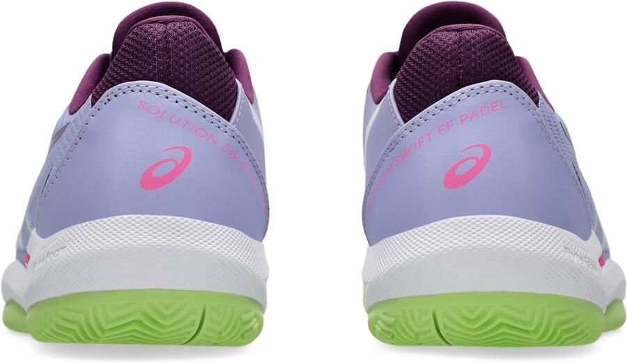 ASICS Solution Swift FF 2 Padel Padelschoenen Vapor Deep Mauve Lichtblauw Paars Solution Swift Padel Dames Padelschoenen voor Vrouwen