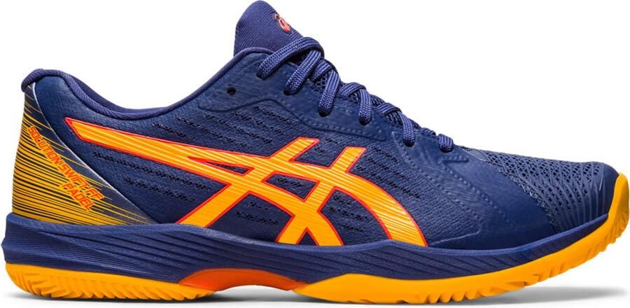 ASICS Solution Swift FF Padel Padelschoenen Blue Yellow Blauw Solution Padel Unisex