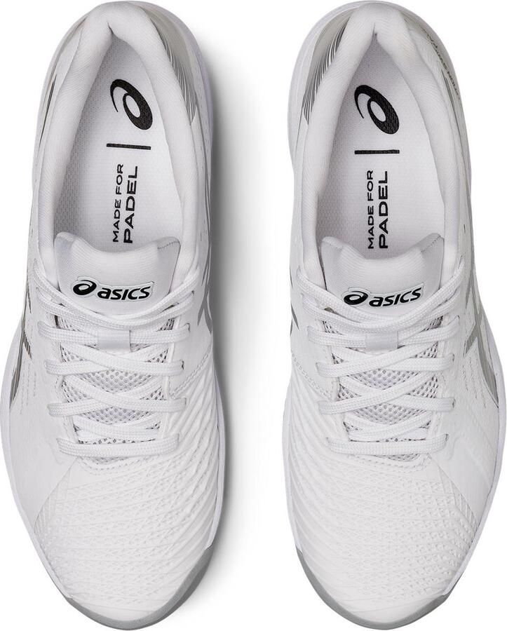 ASICS Padelschoen Tennisschoen Solution Swift FF Dames Wit Zilver - Foto 4