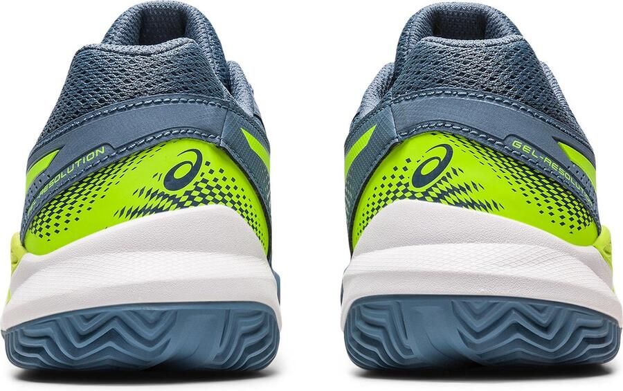 ASICS Tennisschoen Padel Gel Resolution 9 Clay Junior Grijs Groen - Foto 4