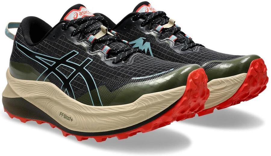 ASICS Trabuco Max 3 Trailrunning Hardlopen Heren Zwart Groen - Foto 2