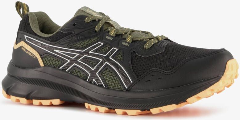 ASICS Trail Scout 3 heren trail hardloopschoenen zwart Uitneembare zool - Foto 2
