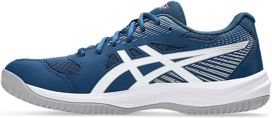 ASICS Upcourt 6 Indoorschoenen Mako Blue White Blauw Wit Upcourt Zaalsport Heren Indoorschoenen - Foto 3