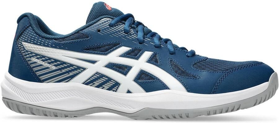ASICS Upcourt 6 Indoorschoenen Mako Blue White Blauw Wit Upcourt Zaalsport Indoorschoenen
