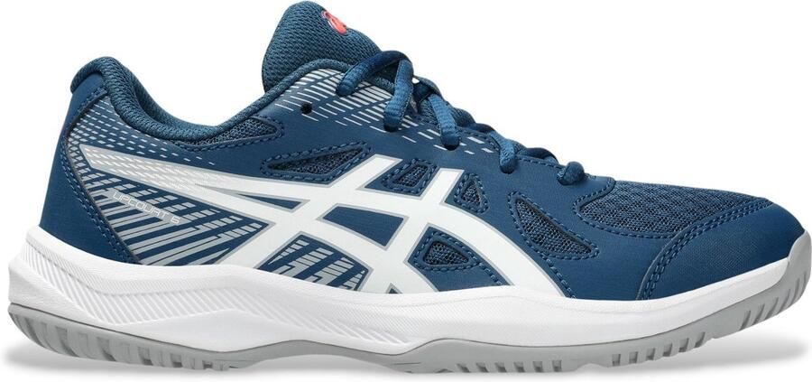 ASICS Upcourt 6 zaalsportschoenen blauw wit