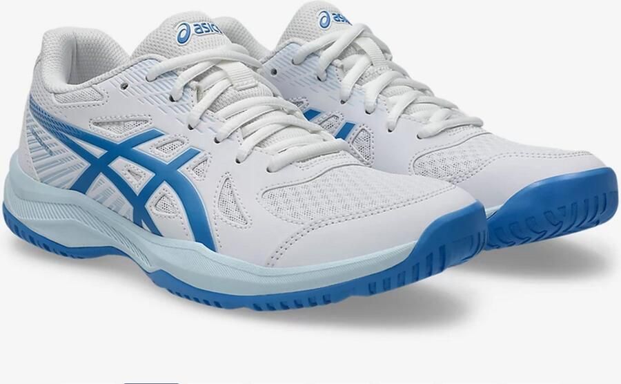 ASICS Upcourt 6 Volleybalschoenen Voor Dames White blue coast 35.5 Indoorschoenen
