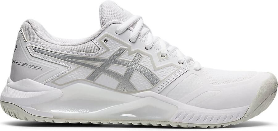 ASICS Women's White And Grey Gel Challenger 13 1042a164 100 Padel Shoes