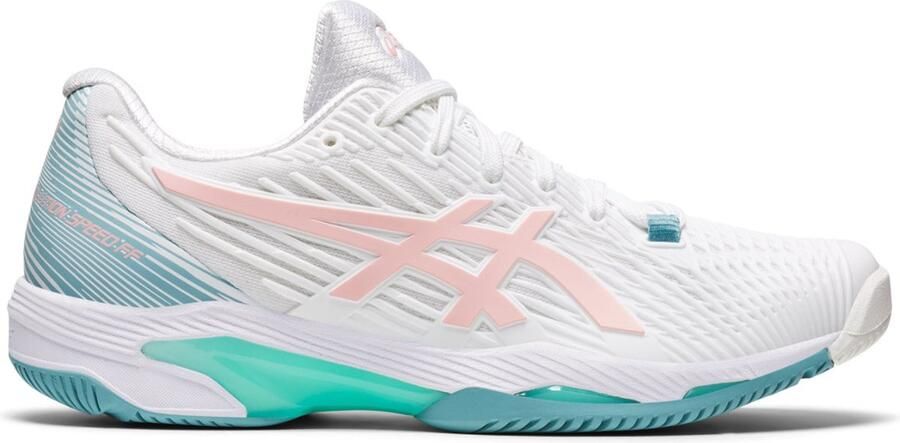 ASICS Women's White And Pink Solution Speed Ff 21042a136 103 Shoes