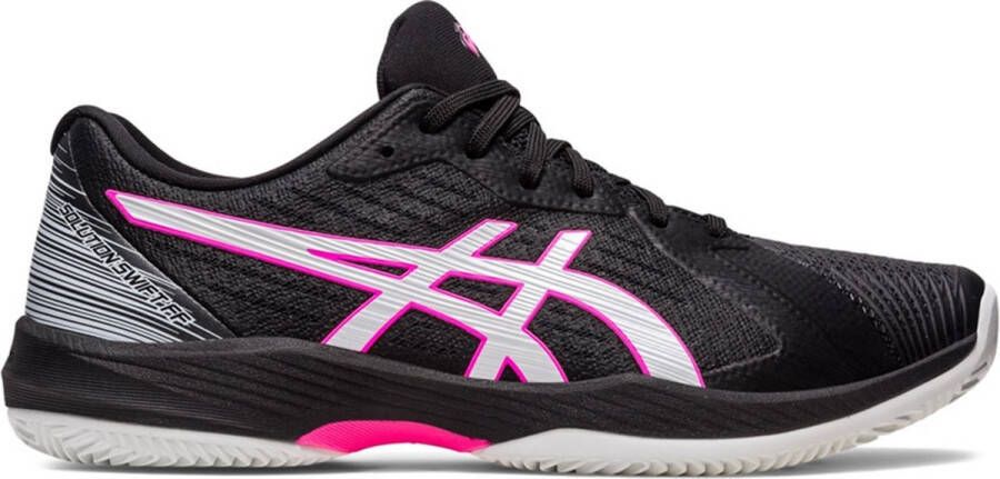 ASICS Tennisschoen Padelschoen Solution Swift FF Clay Heren Zwart Roze