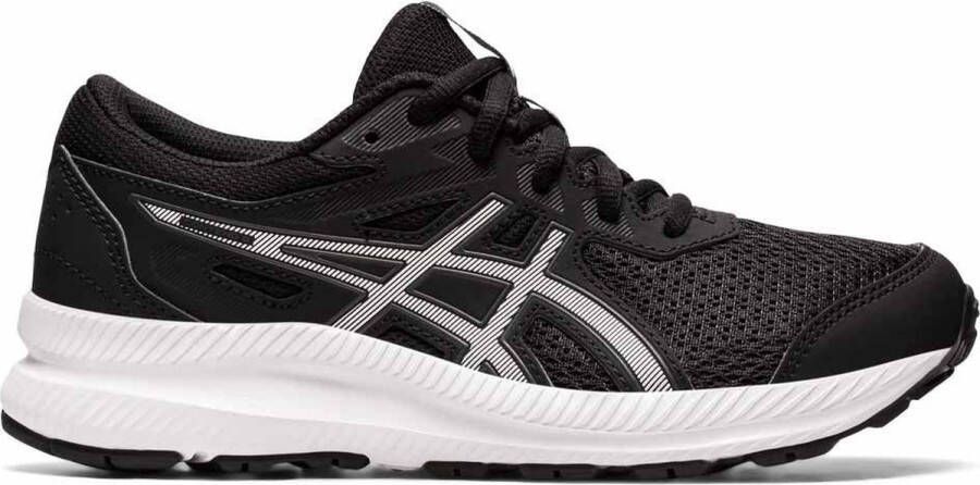 ASICS Contend 8 GS Hardloopschoenen Black White Kinderen