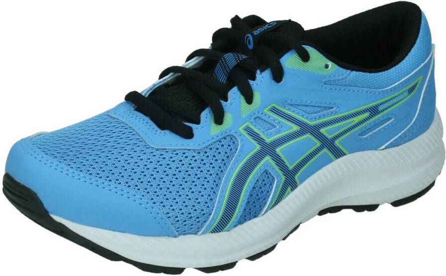 ASICS Contend 8 Gs Hardloopschoenen Blauw Jongen