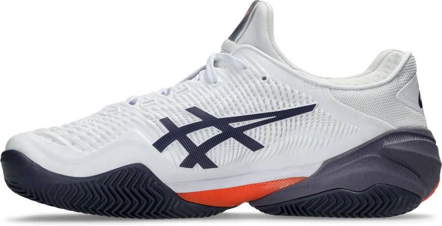 ASICS court ff 3 clay Tennisschoenen gravel heren Wit
