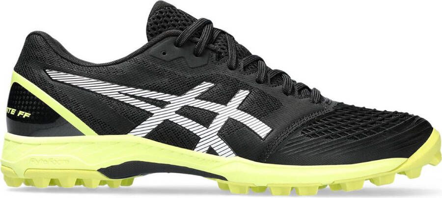 ASICS Field Ultimate FF 2 Black Glow Yellow Hockeyschoen