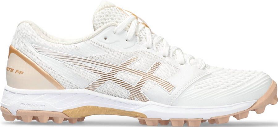 ASICS Field Ultimate FF 2 Women White Champagne Hockeyschoen