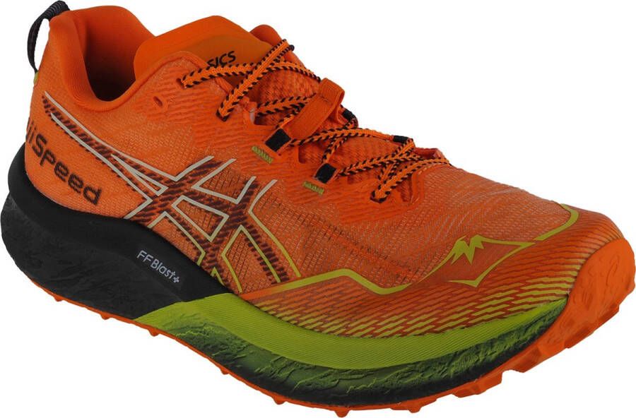 ASICS Fujispeed 2 1011B699-800 Mannen Oranje Hardloopschoenen