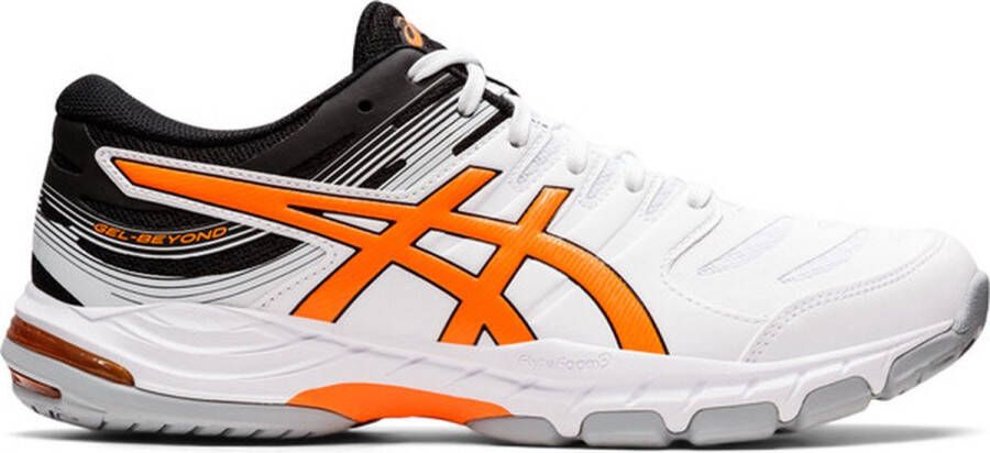 ASICS Gel-Beyond 6 Sportschoenen Volleybal Indoor wit oranje