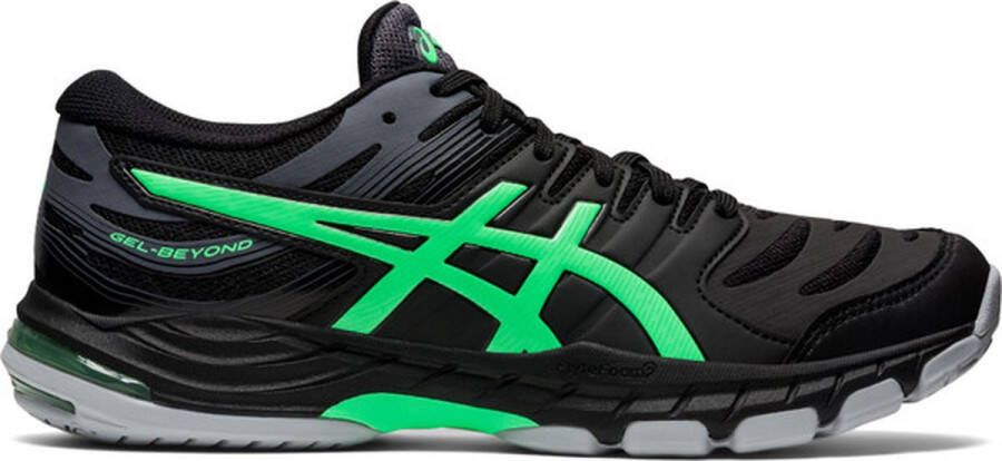 ASICS Gel-Beyond 6 Sportschoenen Volleybal Indoor zwart groen